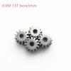 10 stuks Mini Tandwiel Binnendiameter 3 mm 0,8 Modulus 13 Tanden Motor Accessoires Metalen Tandwiel