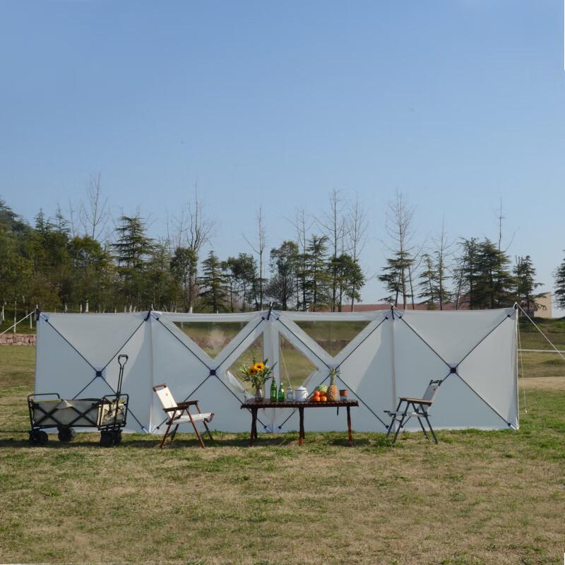 Outdoor Camping Windbreak Screen with Window