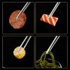 Cooking Tongs Nonrust Steel Grills Tongs Food Clip BBQ Steak Clip Kitchen Grills Tongs for Grilling Frying and Flipping