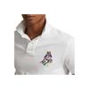 Polo Ralph Lauren Embroidered Slim Fit Polo Shirt Men Tops White 710853312-023