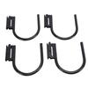 4PCS 5 Inch E Track J Hooks Heavy Duty Hanger for Enclosed Trailer Workshop Garage 1400lbs Load Capacity 1 2 Inch