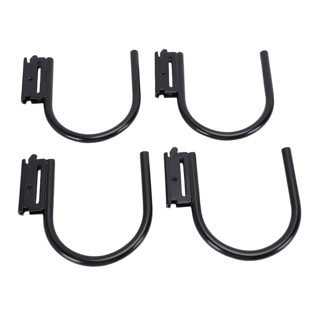 4PCS 5 Inch E Track J Hooks Heavy Duty Hanger for Enclosed Trailer Workshop Garage 1400lbs Load Capacity 1 2 Inch