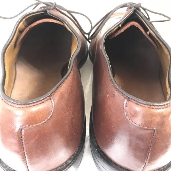 Vintage 80s-90s Allen Edmonds Byron Goodyear Welted Leather Punched Cap Toe Shoes Size 10.5D 28.0-28.5cm Brown(USED)