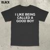 I LIKE BEING CALLED A GOOD BOY T Shirt Tee Unisex Unisex Summer Oversize Gen Z Ironic Humor Weirdcor Sarcastic Hilarious Funny Meme