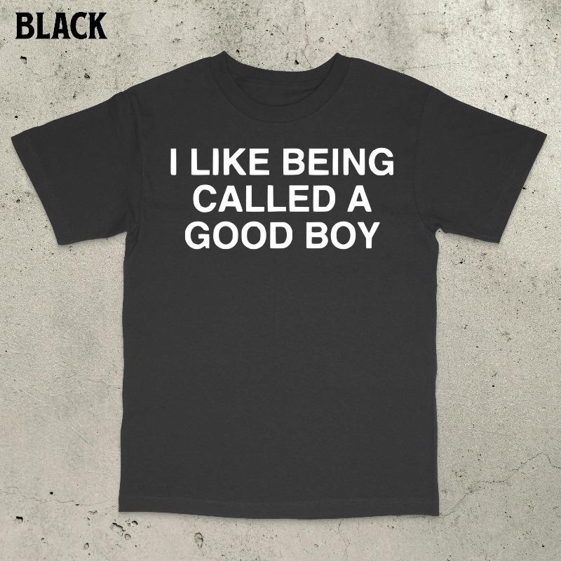I LIKE BEING CALLED A GOOD BOY T Shirt Tee Unisex Unisex Summer Oversize Gen Z Ironic Humor Weirdcor Sarcastic Hilarious Funny Meme