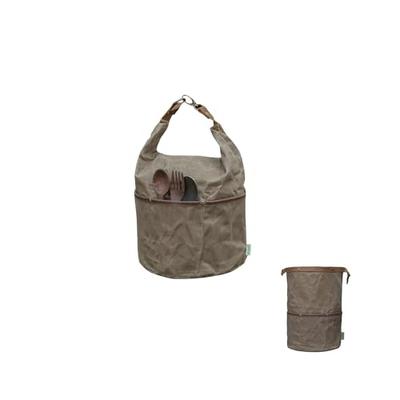YAJIN CRAFT Cooker Bag, Camping Storage Box, Toolbox, Cooker Case, Canvas, Mess Kit Bag, Multi-purpose Case, Cotton Canvas, L