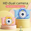 Çocuk Mini Kamera Karikatür Kedi Oyuncakları Kız Erkek Doğum Günü Hediyeleri 1080P HD 2 İnç Ekran Silikon Kılıflı Hayatı Kaydetme Kamerası