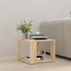 Coffee Table, Sonoma Oak, 40X40X30 Cm, Wood-Based Material