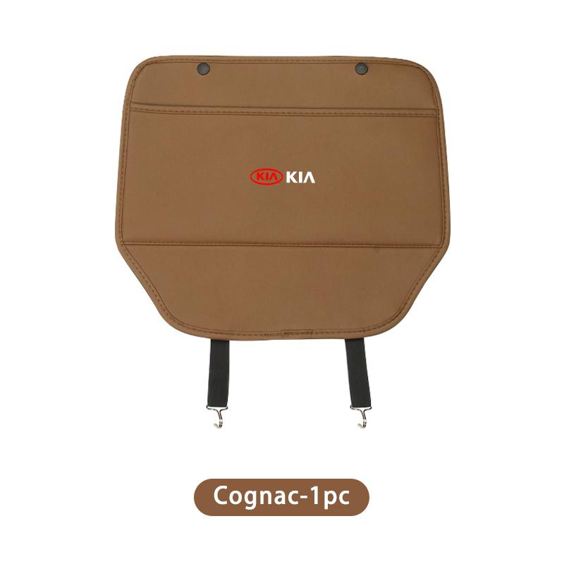 Car Logo Seat Back Protection Mat Prevent Anti Kick Pad Auto Accessories For KIA Cerato Soul Venga Forte Spectra Sedona Niro