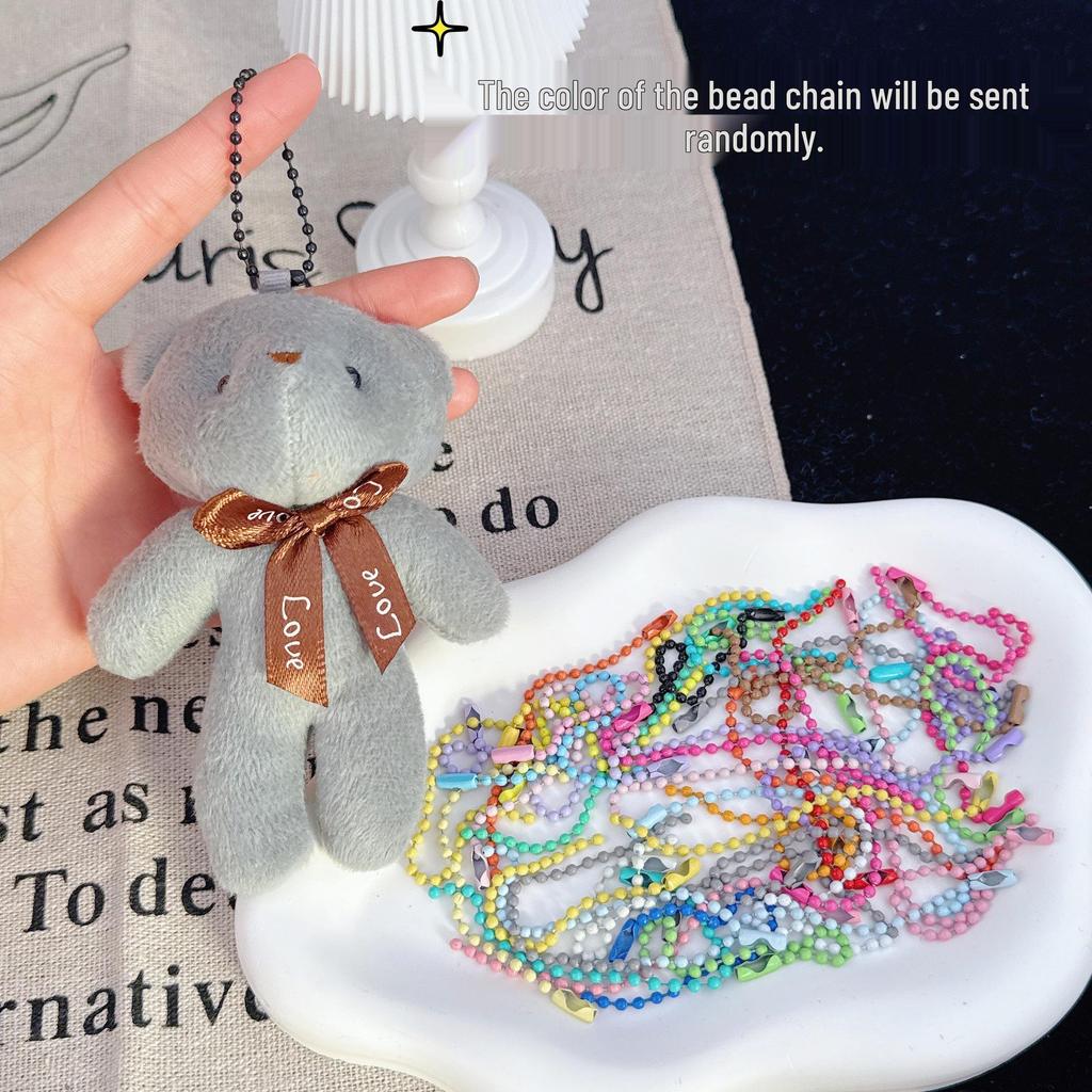 Portachiavi Ciondolo Tuta Peluche Orsacchiotto - Piccolo Giocattolo Regalo