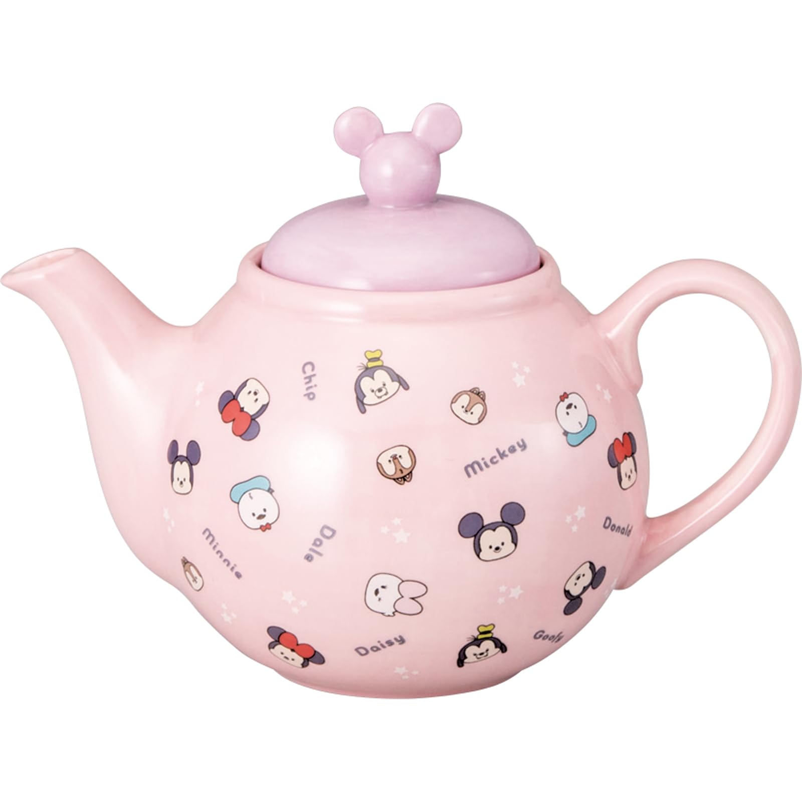 

Disney Mickey Mouse Yululun Teapot, approx. 18 x 14 cm diameter, 500 ml capacity, Pink, SAN4531. Perfect as a birthday gift or tableware item.
