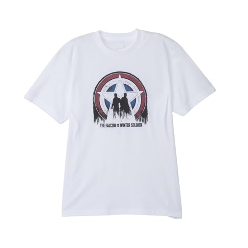 

Small Planet Marvel 50 Design T-Shirt 50/Falcon & Winter Soldier L Size White