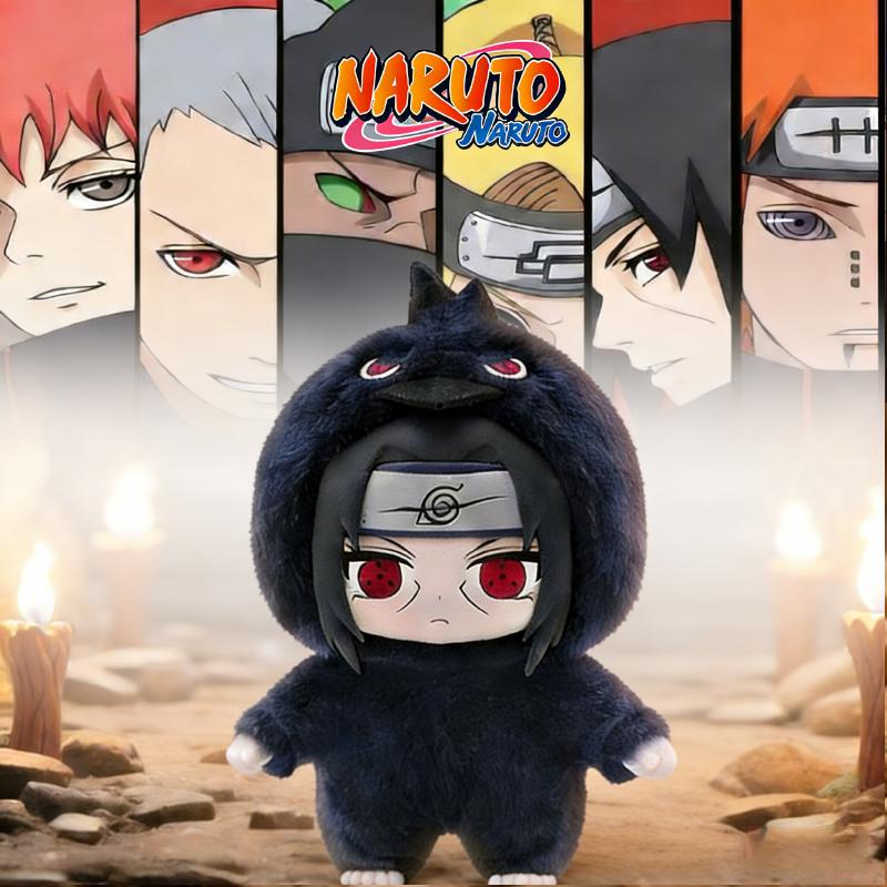 Bandai EAKI Naruto Slepý Box Shippuden Party Série Uzumaki Plyšová Taška Přívěsek Ozdoba Panenka Hračka Sběratelská Narozeninový Dárek
