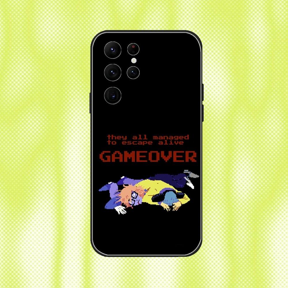 Чехол для телефона Ranfren Randal Satoru для Samsung S 25,24,23,22,30,21,10,9,Ultra,Plus,Lite,FE,4,5G Черный Мягкий чехол Samsung S30Ultra5G