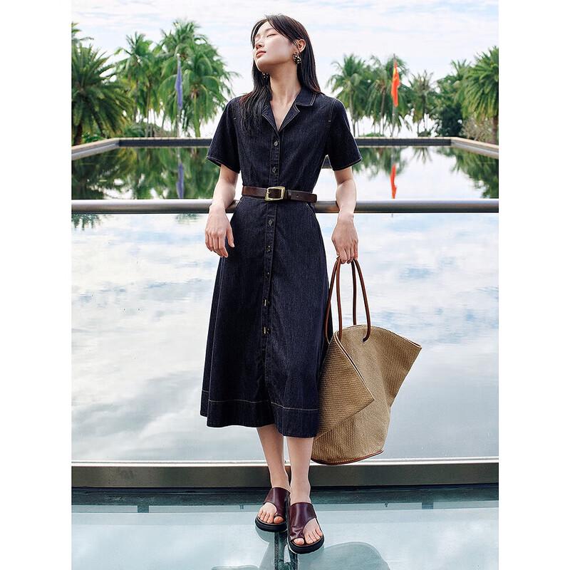 

JUZI Annakol Sea Salt Summer Lightweight Denim Dress XL