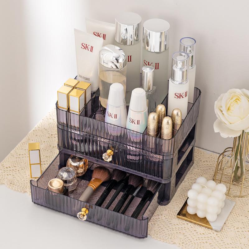 Multilayer Desktop Cosmetic & Jewelry Organizer with Drawer