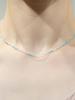 Harang Hr 45N_Aquamarine Labradorite Beads Necklace
