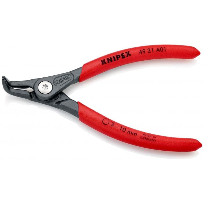 KNIPEX Shaft Precision Snap Ring Bent 4921-A01 Pliers, (SB) 4921-A01