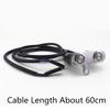 CNC Double Button Motorcycle Push Switch Green LED Momentary Engine Start Kill