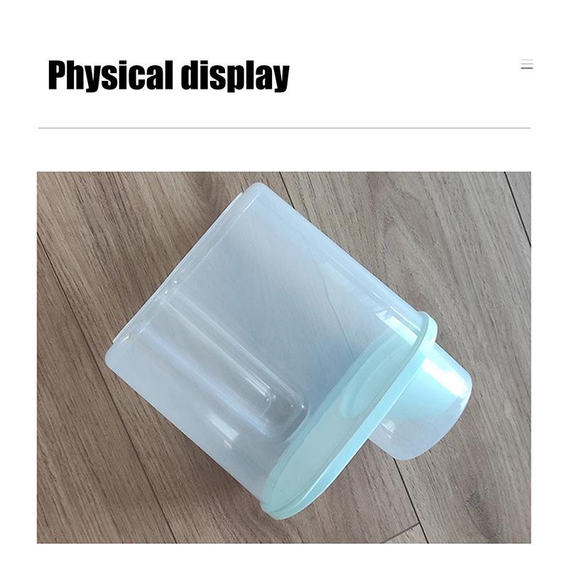 Grain Storage Container With Measuring Cup Food Storage Box Dry Goods Airtight Container Rice Bucket