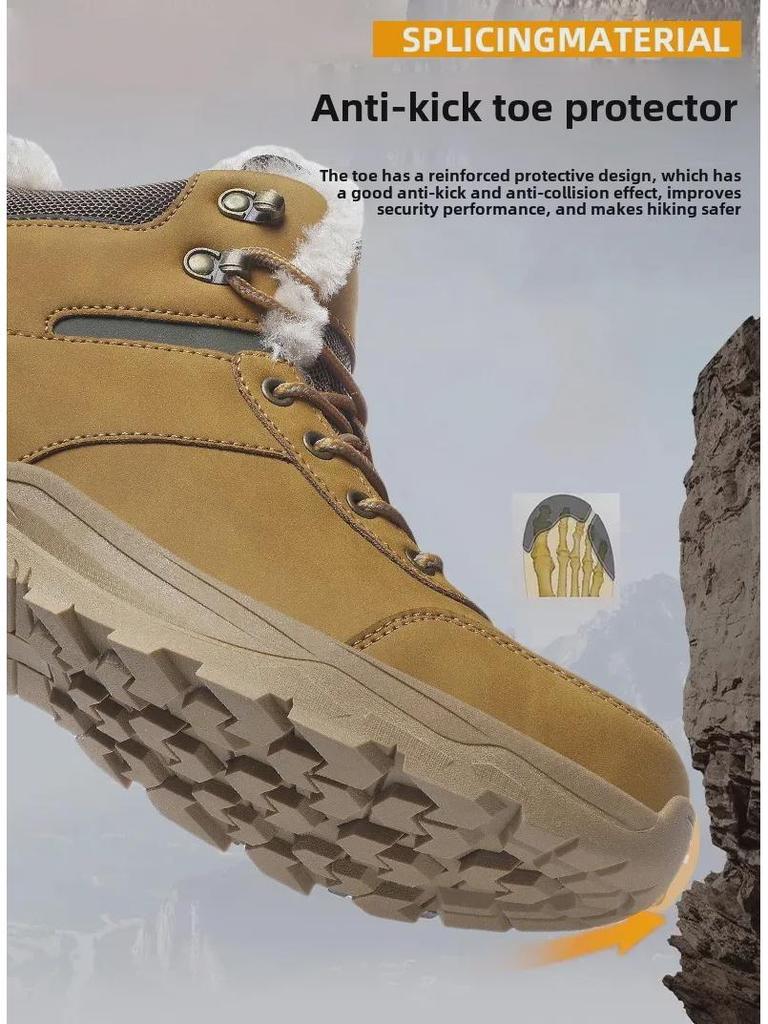 Pánské outdoorové zimní sportovní boty - Teplé, Plus samet, Velká velikost Sněhové a turistické boty