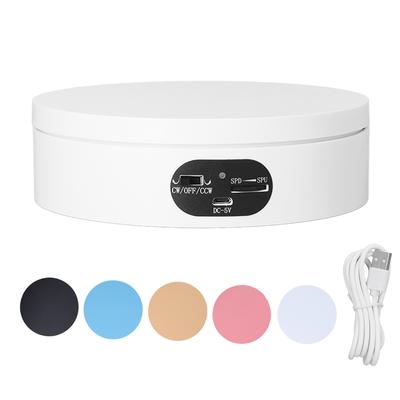 Drehständer Weiß Leiser Motorisierter 360 Grad Drehend Automatischer Drehteller für Fotografie