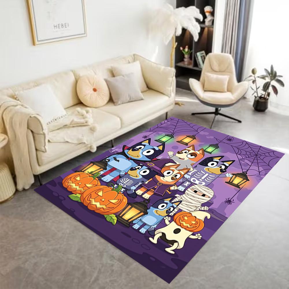 Halloween Party Cemetery Carpet Perfect for Entryway Hallway Kitchen Living Rooms Antislip Carpet Office home decor Best for Christmas
