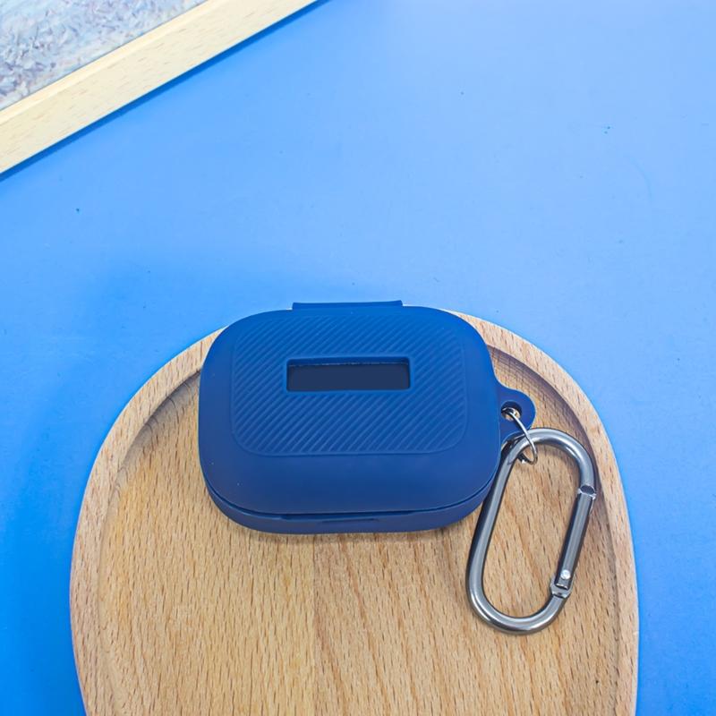 Durability Silicone Case For Air Pro4 Earbud,Silicone Sleeve Durability Earbud Protector With Carabiner Hook