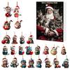 Christmas Advent Calendar Cat Calendar, 24 Days Countdown Cute 2D Kitten Holiday Backpack Charm Accessory Ornaments for Party Tree Decor, Gifts Lovers