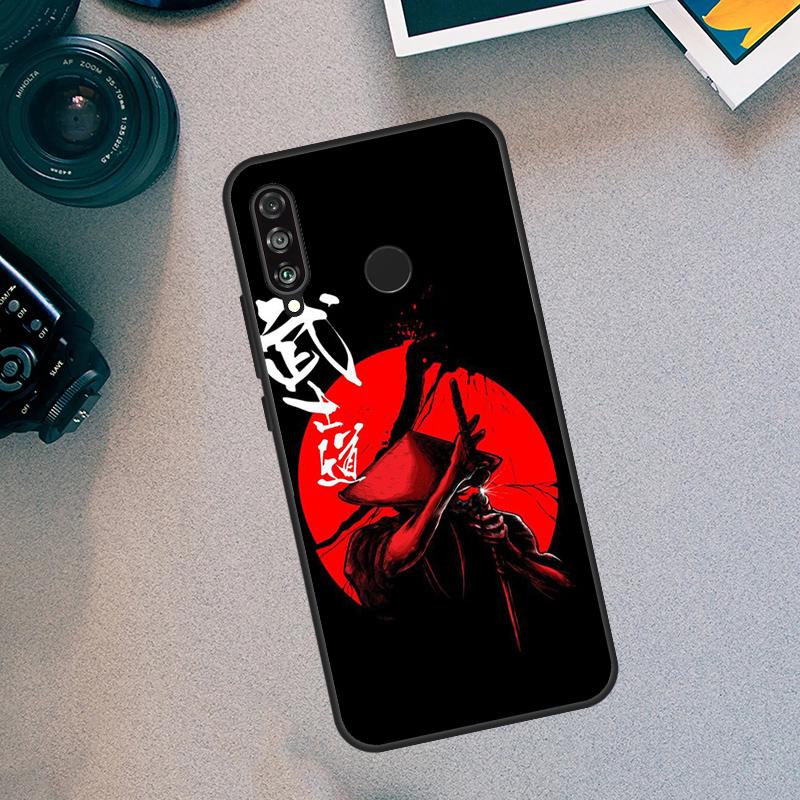 Samurai Japan Art Case For Huawei Nova 11i 8i 3i 11 Pro 10 9 SE 5T Y60 Y61 Y70 Y90 Y91 P20 P30 P40 Lite Cover