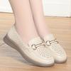 Comfortable Tiring For Middle-Aged And Elderly People In Summer Single Shoes Soft Sole Non-Slip Hollow Breathable Versatile