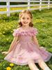 New Puffy Princess Dress: Baby Piano Performance, Flower Girl, Wedding, or First Birthday Party Dress