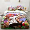 Pizza Tower Classic Pixel Style Game Bedding Set Bedroom Soft Modern Bedspreads Comefortable Duvet Cover Quilt Cover Pillowcase