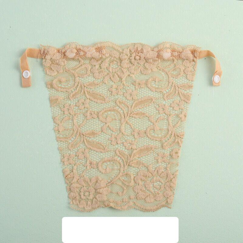 Lace Invisible Wrapped Chest Overlay Bra Insert Easy Clip-on Woman Fake Collar Fixed Cloth Covering The Chest Size Adjustable