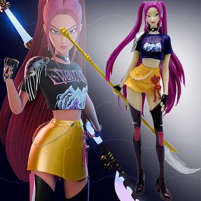 New Kpop Demon Hunters Anime Kpop Girl Group Cartoon Mira Action Figures PVC Figurines Model Standing Doll Toys Christmas Gift