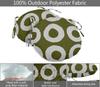 Vargottam Indoor Outdoor Round Bistro Chair Cushions Block Print 15-Inch Bistro Chair Pads Waterproof Seat Chair Cushion For Home