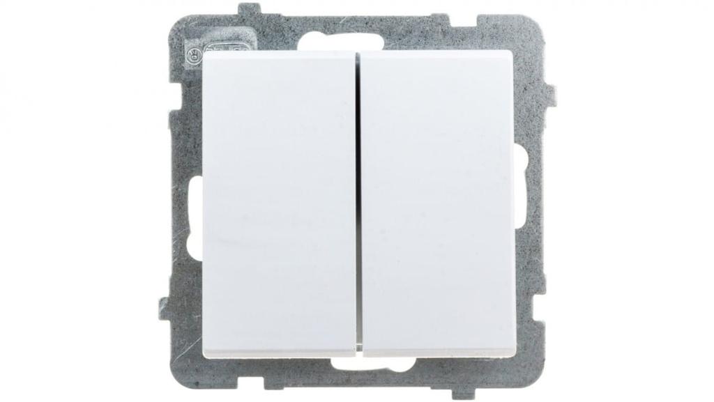 Sonata Łącznik Podwójny Schodowy Biały Mat Łp-10R/M/75