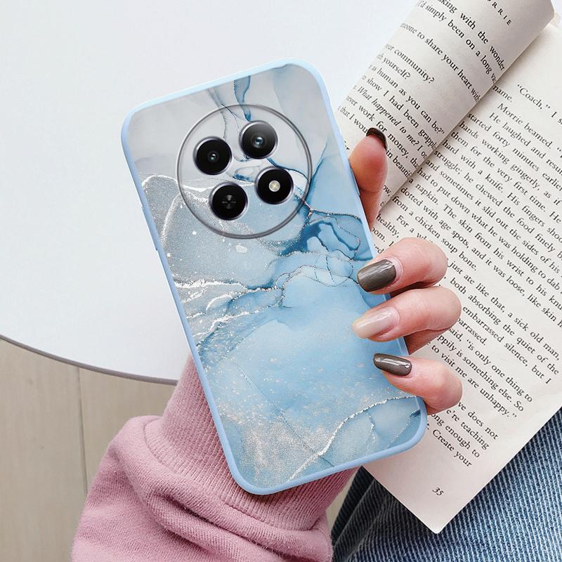 Luxury Case For Redmi 14C 4G 14R 5G A4 Note 14 Pro 5G Poco C75 Fundas Marble Art Pattern Soft TPU Protection Cover Shockproof