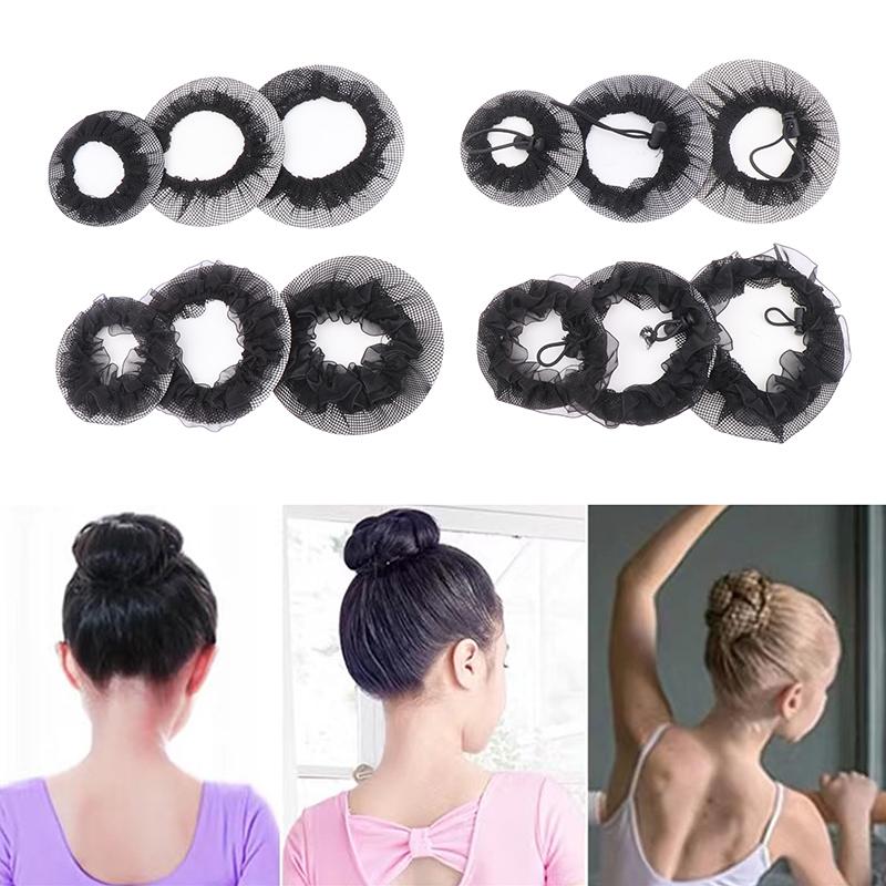 Bun Cover Snood Women Hair Net Ballet Dance Skating Crochet  Styling Headwear Accessories