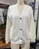 2025 Spring/Summer Solid V-neck Knit Cardigan - Casual & Versatile