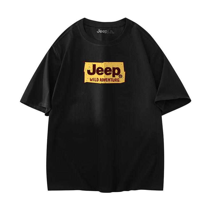 

Jeep 2025 New Unisex Short Sleeve Round Neck Printed Quick Dry T-Shirt 4XL