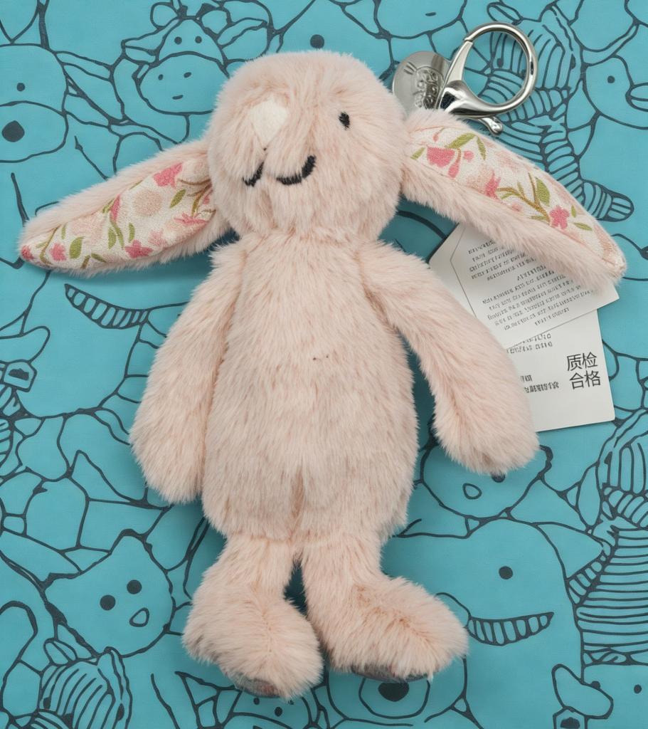 Neuer Schneemann JC Marshmallow Plüschtier, Kleiner Kirsch-Anhänger, Kleine Schildkröte Plüschtier, Croissant, Kleiner Pinguin JC Taschenanhänger