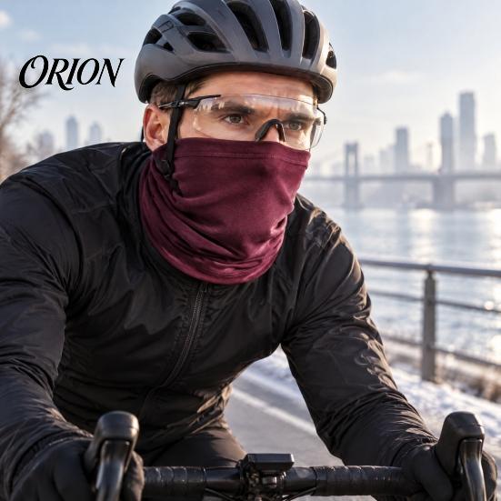 Neck Gaiter Mask Face for Cycling, Winter Velvet Skiing Mask, Windproof Guard Cold Weather Thermal Cover Men Women Cycling