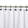 Set of 4 Practical Shower Curtain Rings Decorative Metal Hook with Hollow Sphere Designs for Bathroom Liners