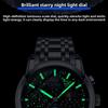 OPK Watch Timing Moon Phase Luminous Quartz Watch Men's Watch Men's