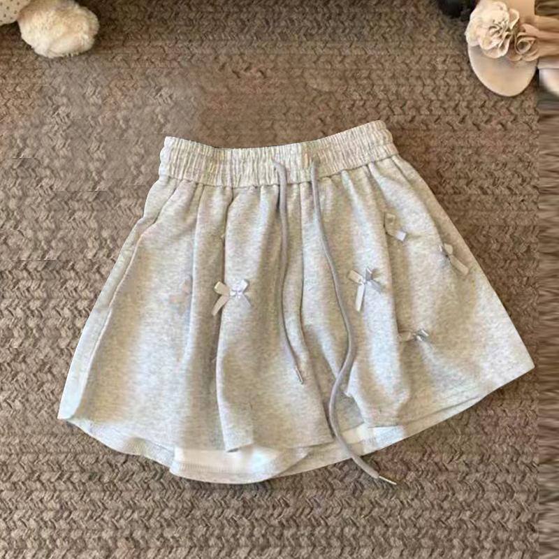 

ZANZEA Женские летние шорты с широкими штанинами и эластичным поясом M серый