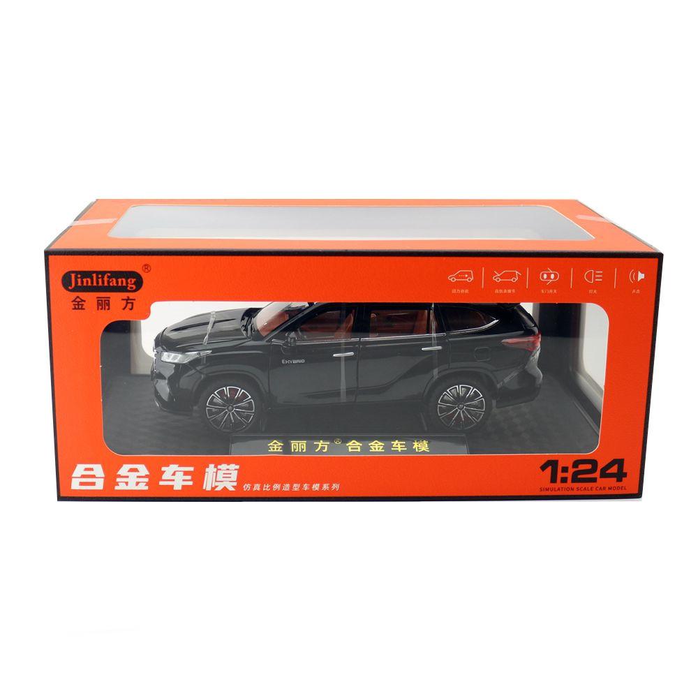 Toyota Alloy Highlander Car Model Toy For Kids With Acousto Design Optic