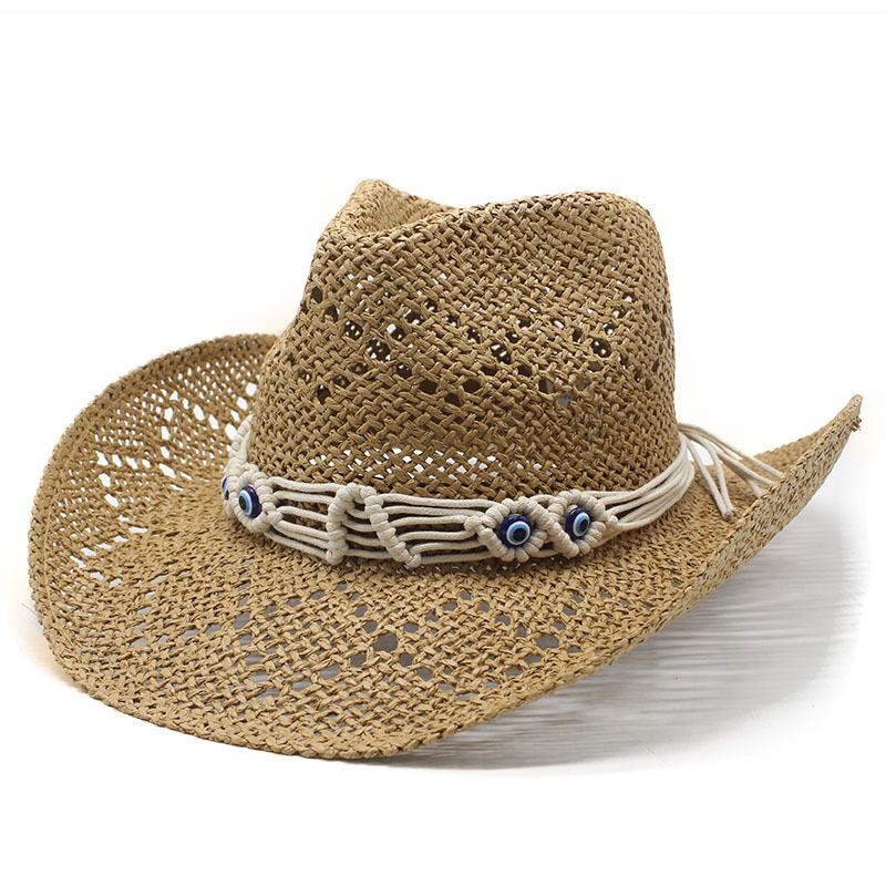 Bohemian Minority Suede Hat Belt Couple Hat Western Cowboy Top Hat