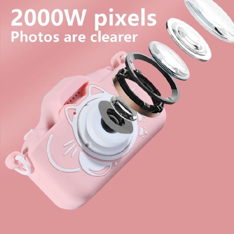 1080P Kids Camera with Two 20MP Cameras and IPX5 Water Resistance for Outdoor Adventure