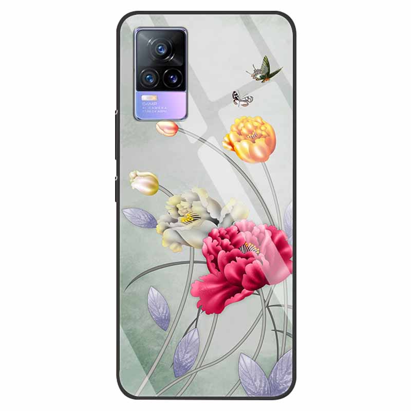 For VivoV21 5G Tempered Glass Case for Vivo V21 5G Soft Bumper Hard Funda For Vivo X60 Pro Global Phone Case X60 5G 2021 Cover